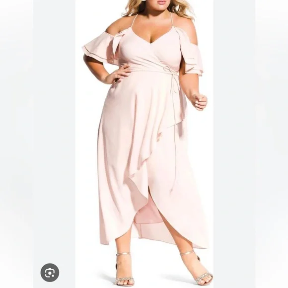 City Chic | Dresses | City Chic Blush Miss Jessica Maxi Dress Xxl24 |  Poshmark